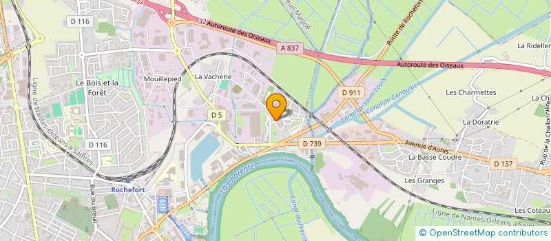 localisation de l'entreprise MONSIEUR BAPTISTE CHAMBARD  ROCHEFORT