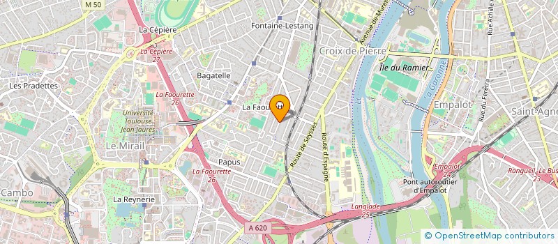 localisation de l'entreprise MONSIEUR BAPTISTE CHANOURDIE à TOULOUSE