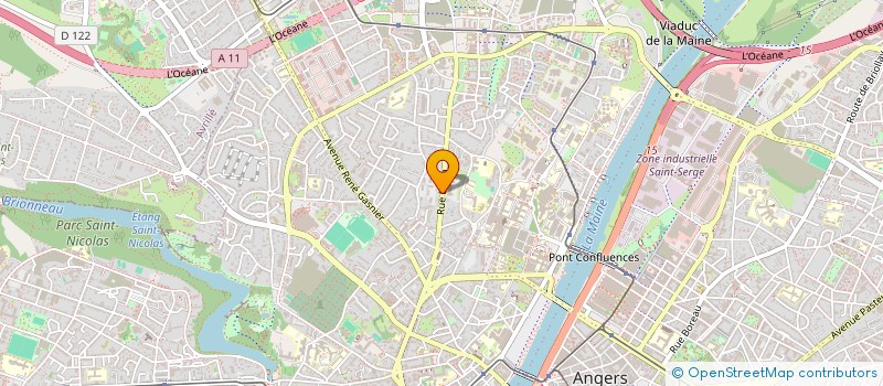 localisation de l'entreprise MONSIEUR BAPTISTE CHANTREL  ANGERS