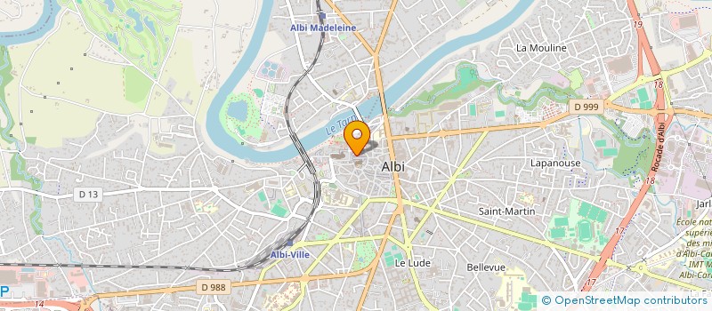 localisation de l'entreprise MONSIEUR BAPTISTE CHAPELAT-SABY  ALBI