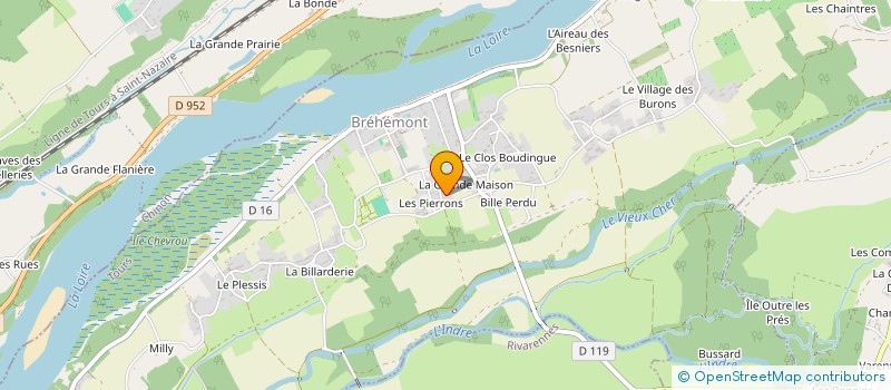 localisation de l'entreprise MONSIEUR BAPTISTE CHAUVREAU  BREHEMONT