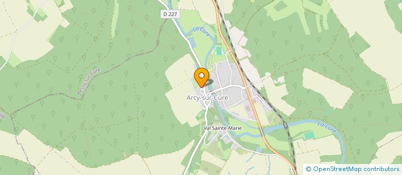 localisation de l'entreprise MONSIEUR BAPTISTE CHENIN  ARCY-SUR-CURE