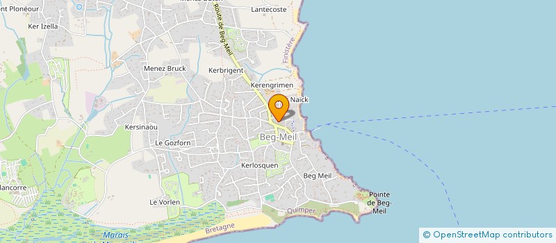 localisation de l'entreprise MONSIEUR BAPTISTE CHIROT à FOUESNANT