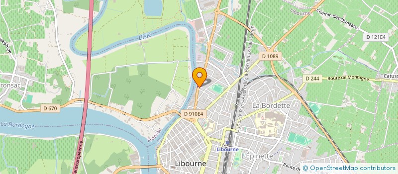 localisation de l'entreprise MONSIEUR BAPTISTE CHOMEL DE JARNIEU  LIBOURNE