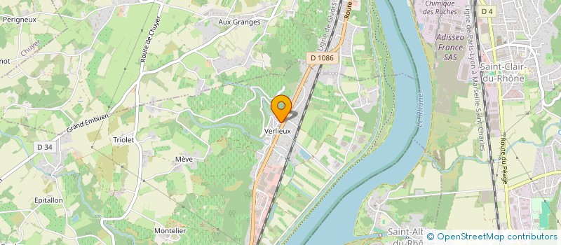 localisation de l'entreprise MONSIEUR BAPTISTE CHORON  CHAVANAY