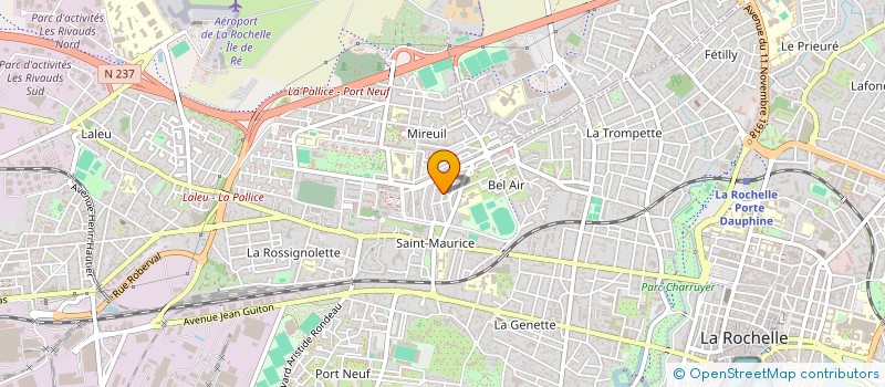 localisation de l'entreprise MONSIEUR BAPTISTE CHUON  LA ROCHELLE