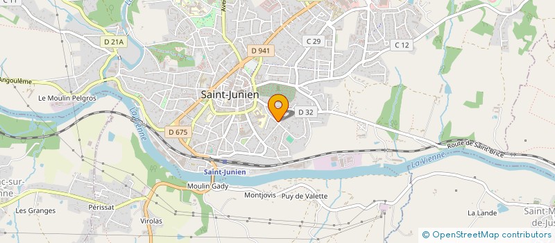 localisation de l'entreprise MONSIEUR BAPTISTE CLAUX à SAINT JUNIEN