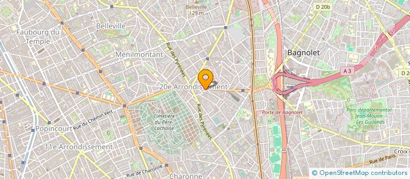 localisation de l'entreprise MONSIEUR BAPTISTE CLUGERY  PARIS