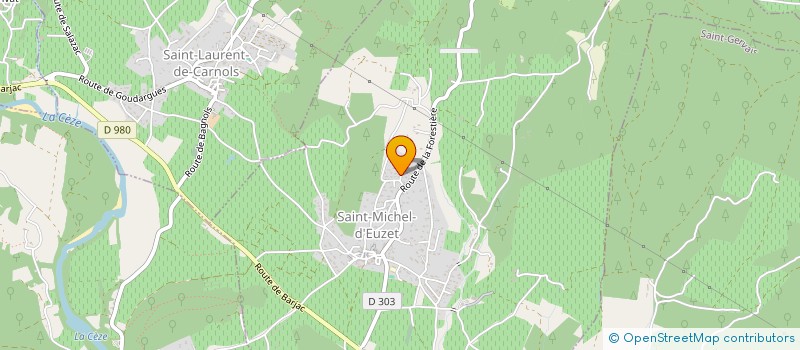 localisation de l'entreprise MONSIEUR BAPTISTE COET  SAINT MICHEL D'EUZET