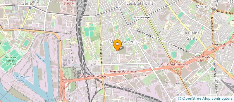 localisation de l'entreprise MONSIEUR BAPTISTE COFFIN  VENISSIEUX