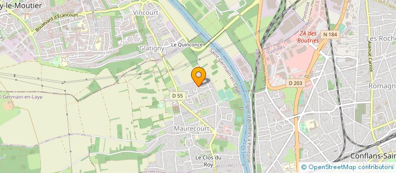 localisation de l'entreprise MONSIEUR BAPTISTE COLAS  MAURECOURT