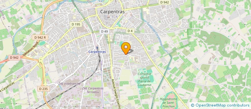 localisation de l'entreprise MONSIEUR BAPTISTE COLIN  CARPENTRAS