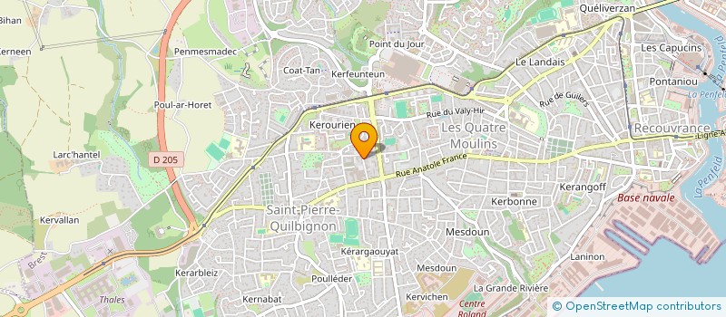 localisation de l'entreprise MONSIEUR BAPTISTE COLIN à BREST