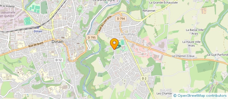 localisation de l'entreprise MONSIEUR BAPTISTE COLLET  LANVALLAY