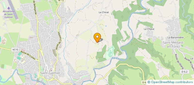 localisation de l'entreprise MONSIEUR BAPTISTE COLOMB  SAINT-GALMIER