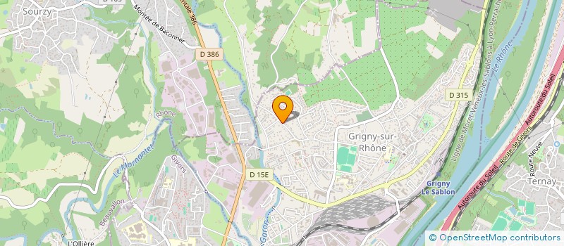 localisation de l'entreprise MONSIEUR BAPTISTE COLOMBAN  GRIGNY