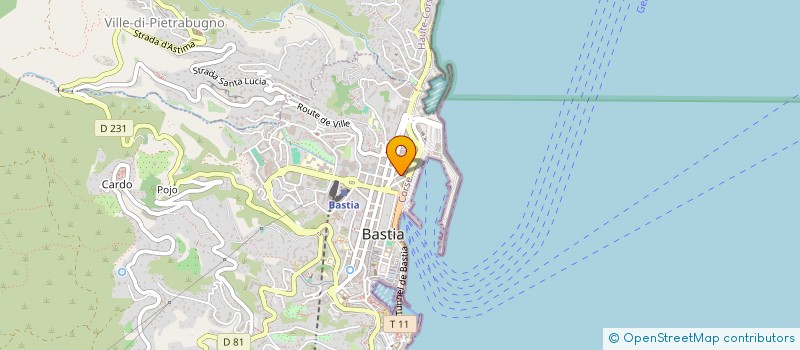 localisation de l'entreprise MONSIEUR BAPTISTE COLOMBANI à BASTIA