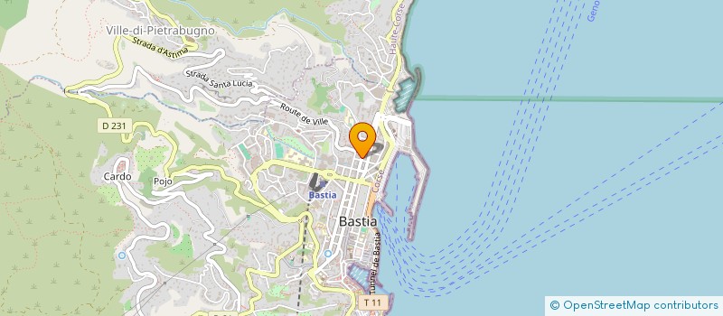 localisation de l'entreprise MONSIEUR BAPTISTE COLOMBANI à BASTIA