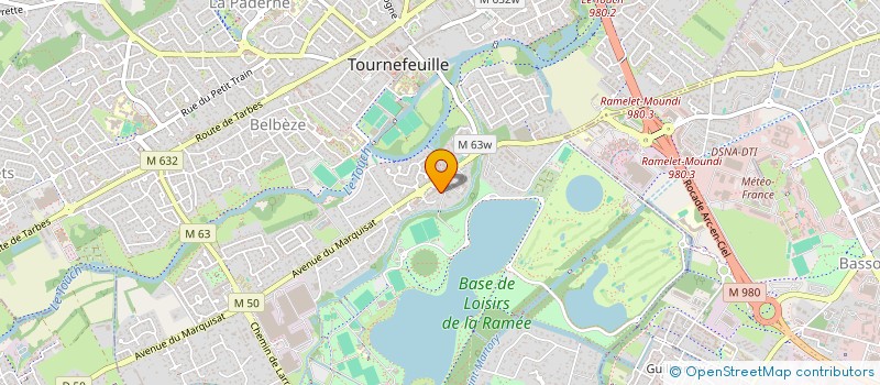 localisation de l'entreprise MONSIEUR BAPTISTE COMBES  TOURNEFEUILLE