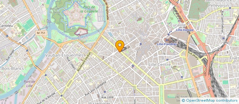 localisation de l'entreprise MONSIEUR BAPTISTE CORSEAUX  LILLE