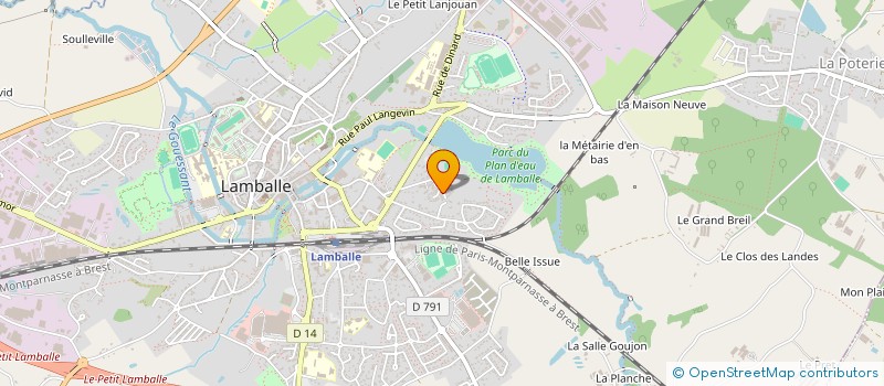 localisation de l'entreprise MONSIEUR BAPTISTE COUEPEL à LAMBALLE-ARMOR