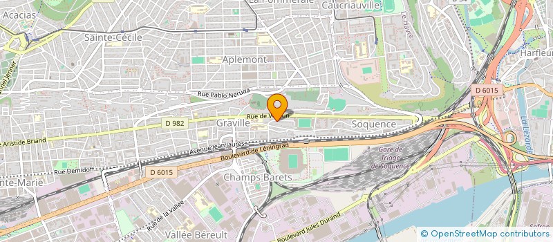 localisation de l'entreprise MONSIEUR BAPTISTE COUESNON  LE HAVRE