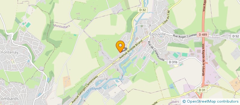 localisation de l'entreprise MONSIEUR BAPTISTE COULBAUX  EPOUVILLE