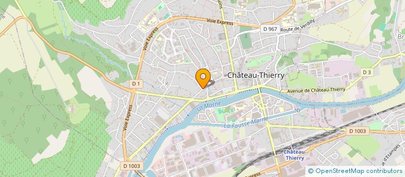 localisation de l'entreprise MONSIEUR BAPTISTE COULON à CHATEAU-THIERRY