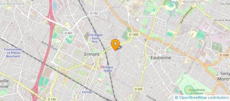 localisation de l'entreprise MONSIEUR BAPTISTE COUPLAN  ERMONT