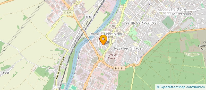 localisation de l'entreprise MONSIEUR BAPTISTE COUSIN  CREIL