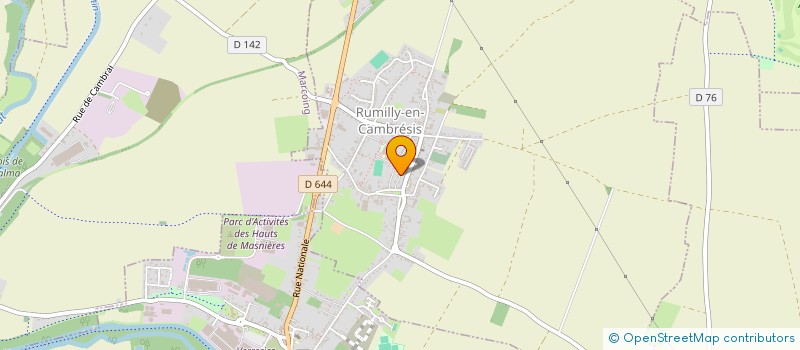 localisation de l'entreprise MONSIEUR BAPTISTE COUSIN  RUMILLY-EN-CAMBRESIS
