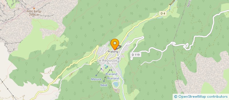 localisation de l'entreprise MONSIEUR BAPTISTE COUSINARD  LE REPOSOIR