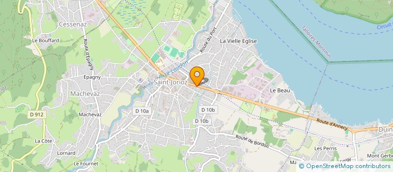 localisation de l'entreprise MONSIEUR BAPTISTE COUVAL  SAINT-JORIOZ