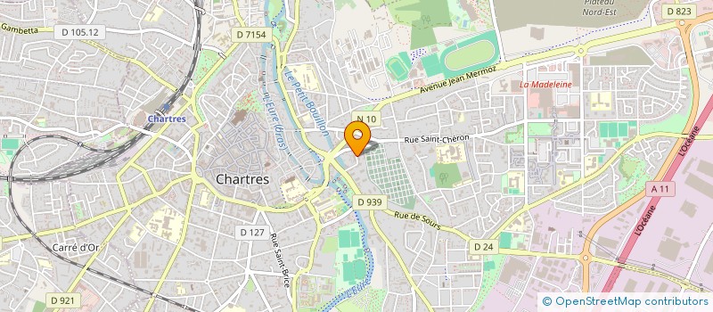 localisation de l'entreprise MONSIEUR BAPTISTE CROSNIER à CHARTRES