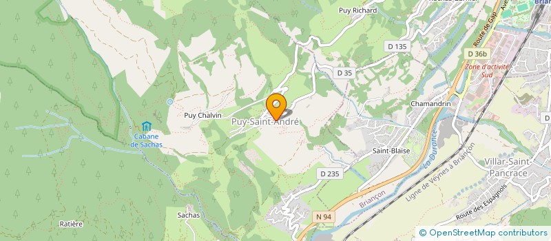 localisation de l'entreprise MONSIEUR BAPTISTE CRUSSON à PUY-SAINT-ANDRE