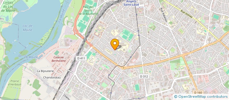 localisation de l'entreprise MONSIEUR BAPTISTE CUREAU à ANGERS