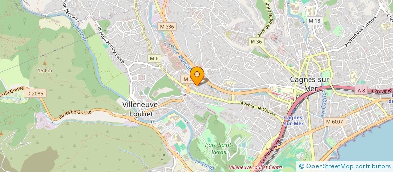 localisation de l'entreprise MONSIEUR BAPTISTE CURT à CAGNES SUR MER