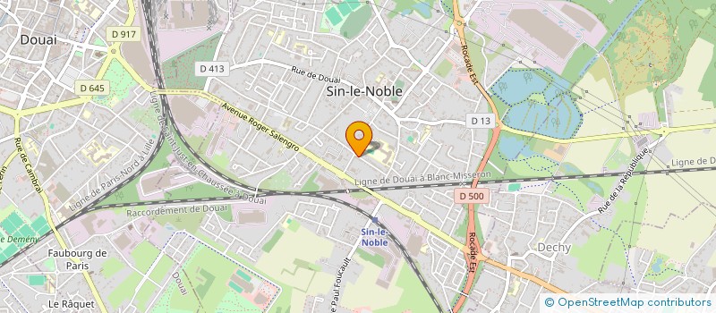 localisation de l'entreprise MONSIEUR BAPTISTE D'ANNA  SIN-LE-NOBLE