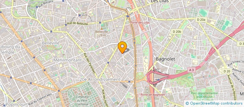 localisation de l'entreprise MONSIEUR BAPTISTE DAGUET  PARIS