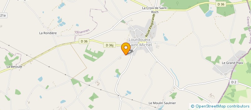 localisation de l'entreprise MONSIEUR BAPTISTE DALOT à LOURDOUEIX-SAINT-MICHEL