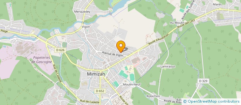 localisation de l'entreprise MONSIEUR BAPTISTE DARBO  MIMIZAN