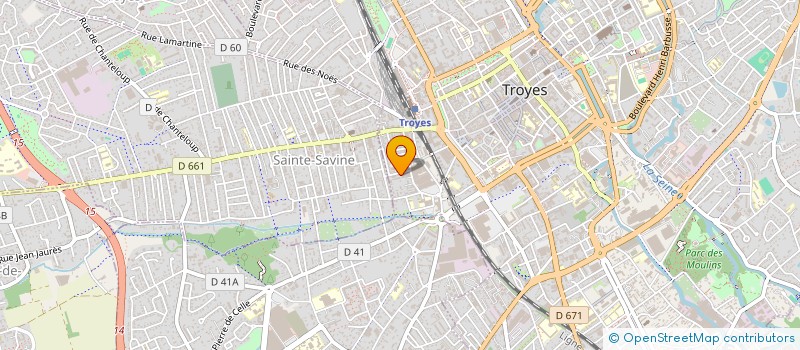 localisation de l'entreprise MONSIEUR BAPTISTE DARTIGUENAVE à TROYES