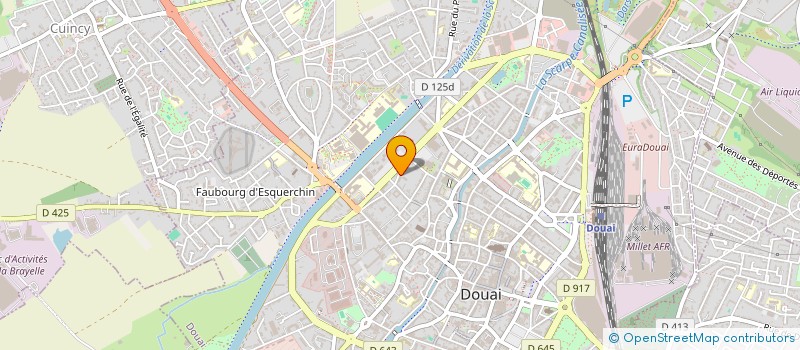 localisation de l'entreprise MONSIEUR BAPTISTE DAYE  DOUAI