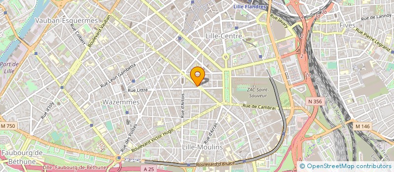 localisation de l'entreprise MONSIEUR BAPTISTE DE LA GORCE à LILLE