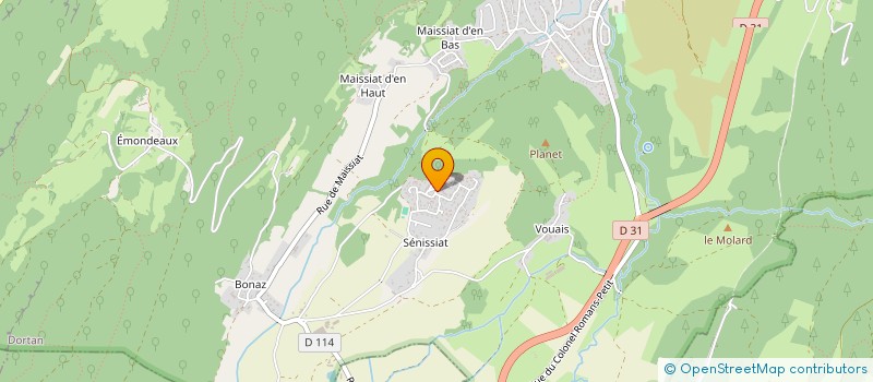 localisation de l'entreprise MONSIEUR BAPTISTE DE SOUSA  DORTAN