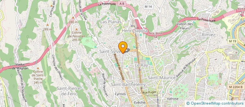 localisation de l'entreprise MONSIEUR BAPTISTE DE SWARTE à NICE