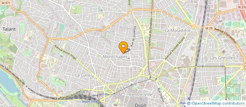 localisation de l'entreprise MONSIEUR BAPTISTE DEBEAUMONT  DIJON