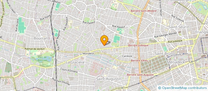 localisation de l'entreprise MONSIEUR BAPTISTE DEES  BORDEAUX