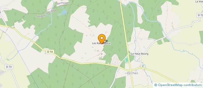 localisation de l'entreprise MONSIEUR BAPTISTE DEFORGES  ORCHES