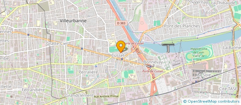 localisation de l'entreprise MONSIEUR BAPTISTE DEJABRY  VILLEURBANNE